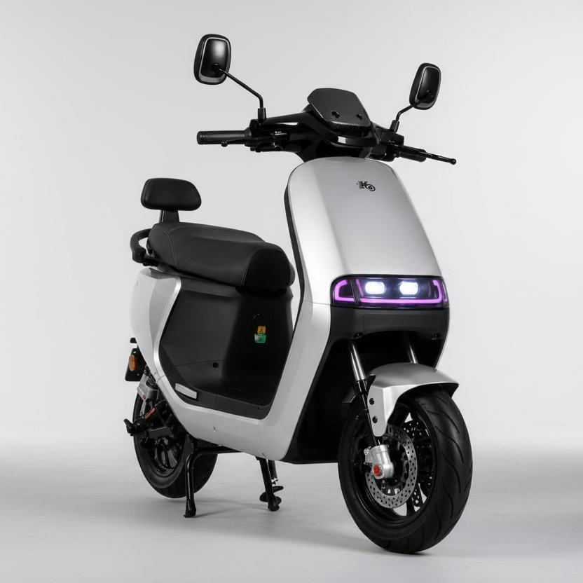 Scooter heller Studio-Hintergrund